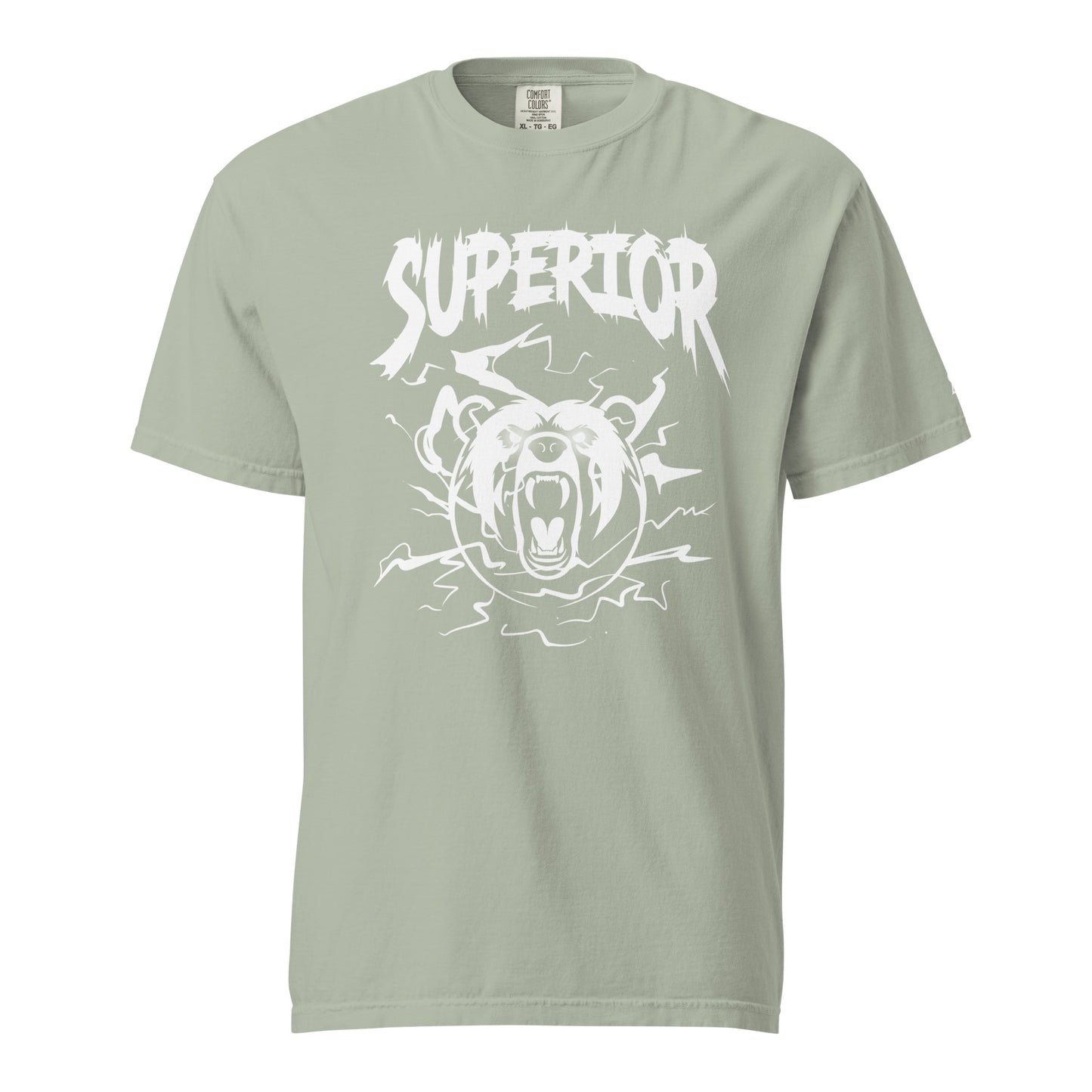 Short-Sleeved Cotton Lightning Bear T-Shirt