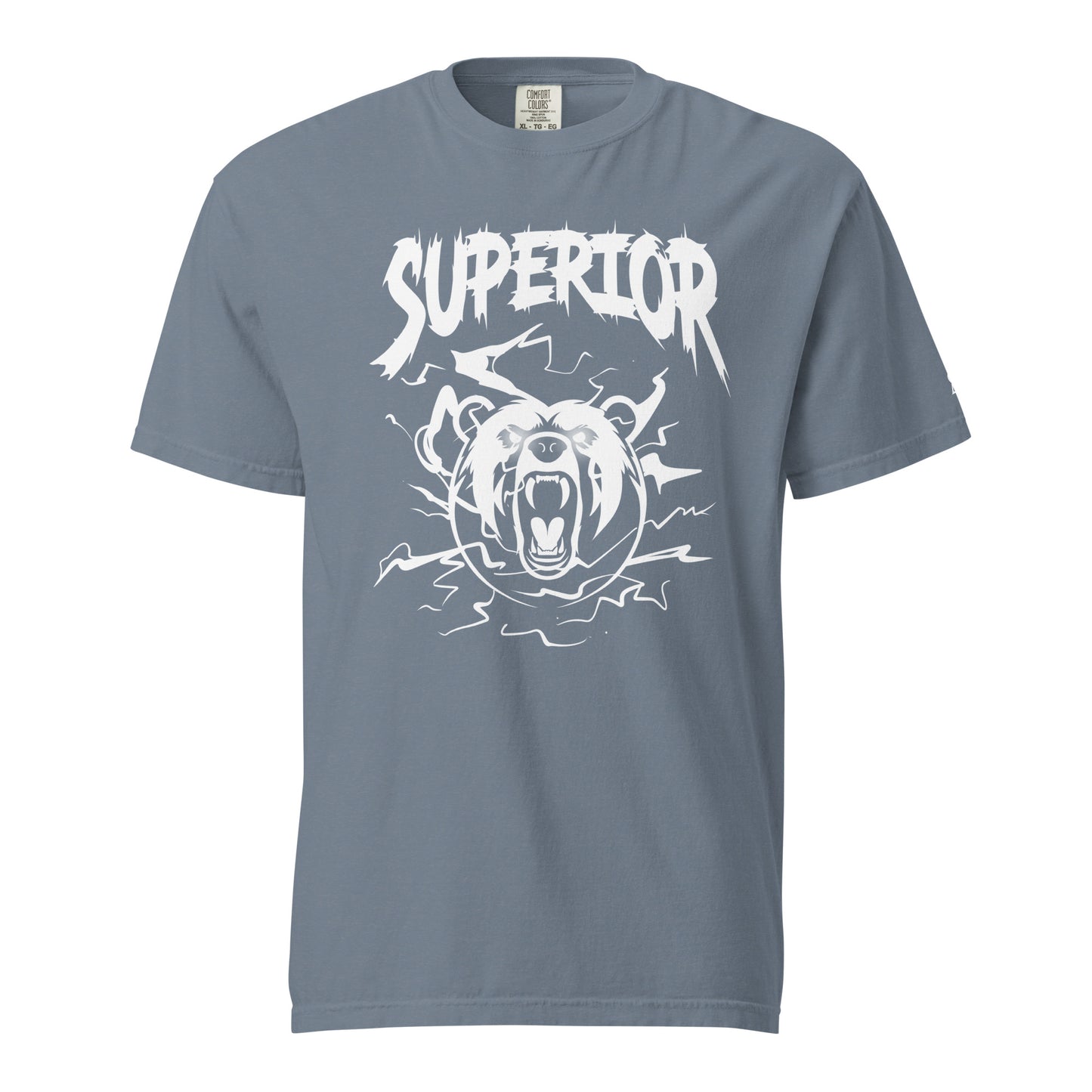 Short-Sleeved Cotton Lightning Bear T-Shirt