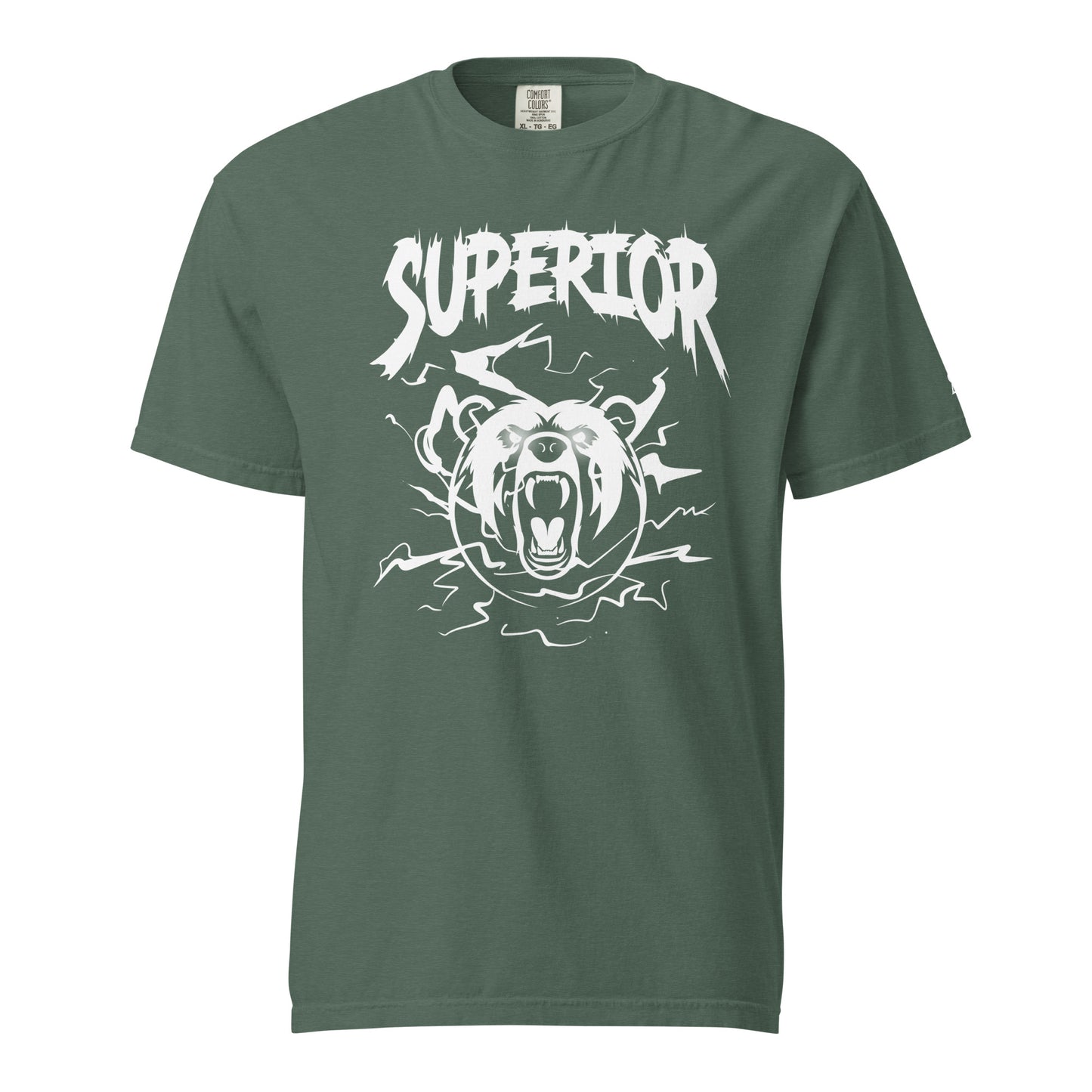 Short-Sleeved Cotton Lightning Bear T-Shirt