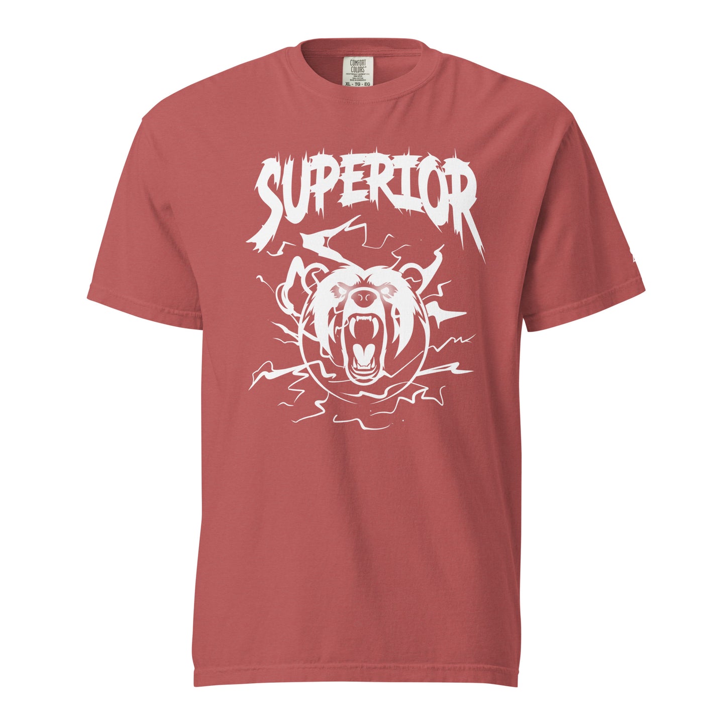 Short-Sleeved Cotton Lightning Bear T-Shirt