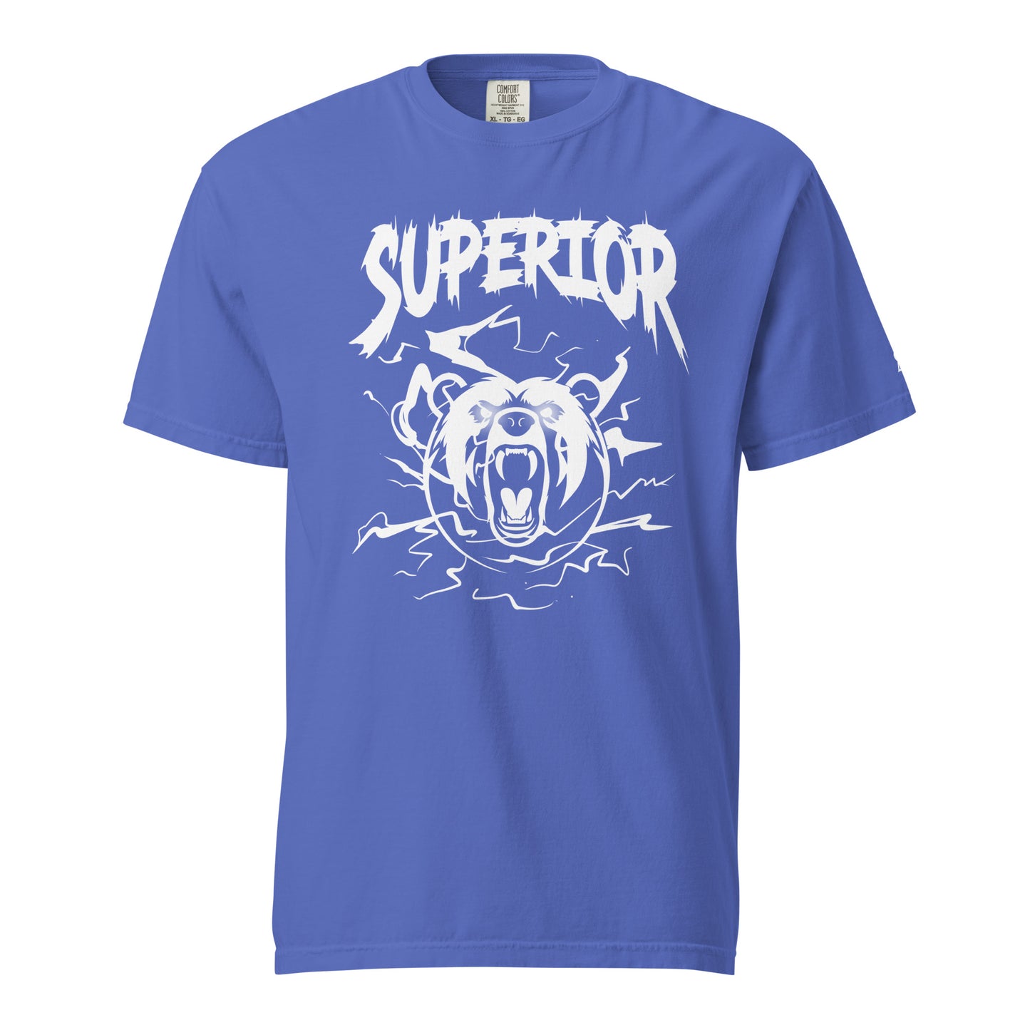 Short-Sleeved Cotton Lightning Bear T-Shirt