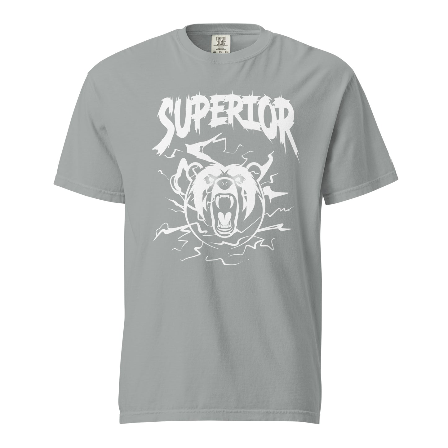 Short-Sleeved Cotton Lightning Bear T-Shirt
