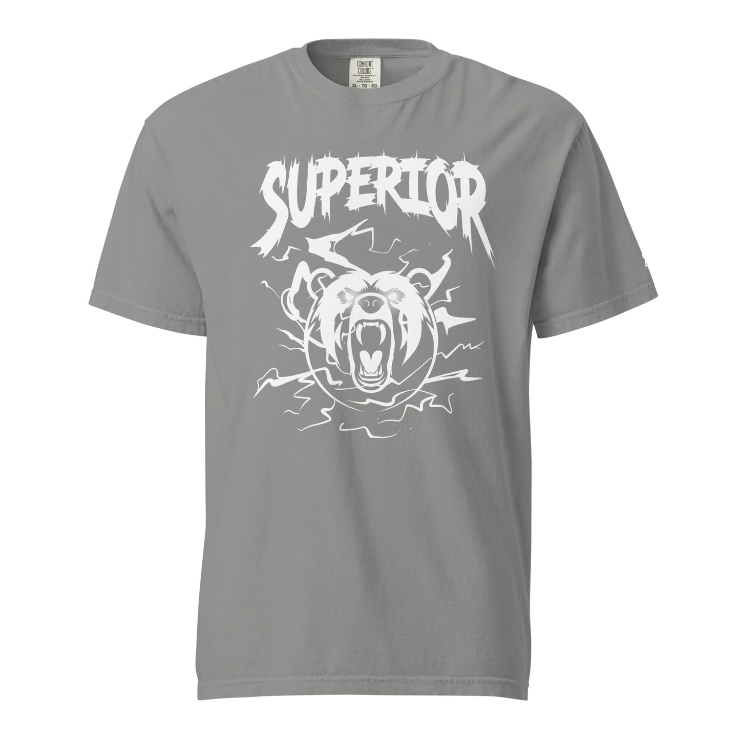 Short-Sleeved Cotton Lightning Bear T-Shirt