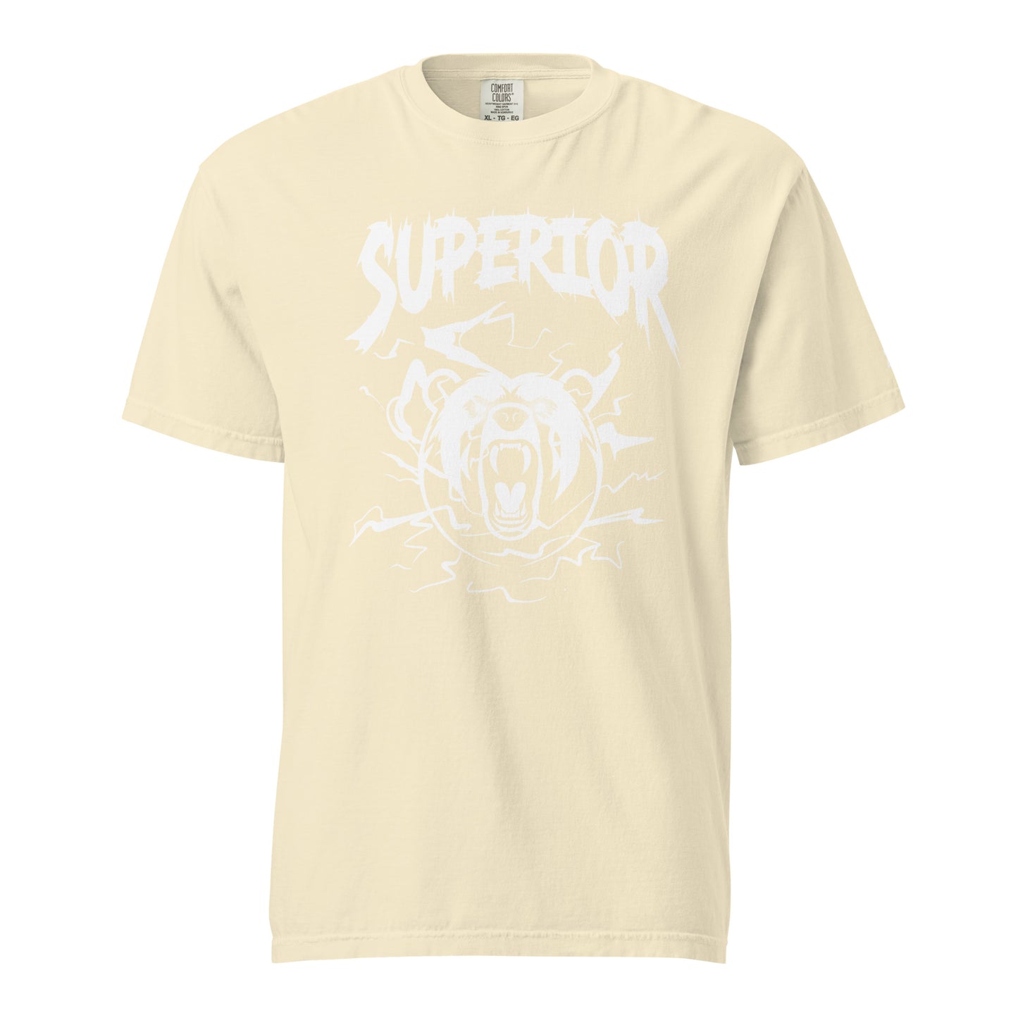 Short-Sleeved Cotton Lightning Bear T-Shirt