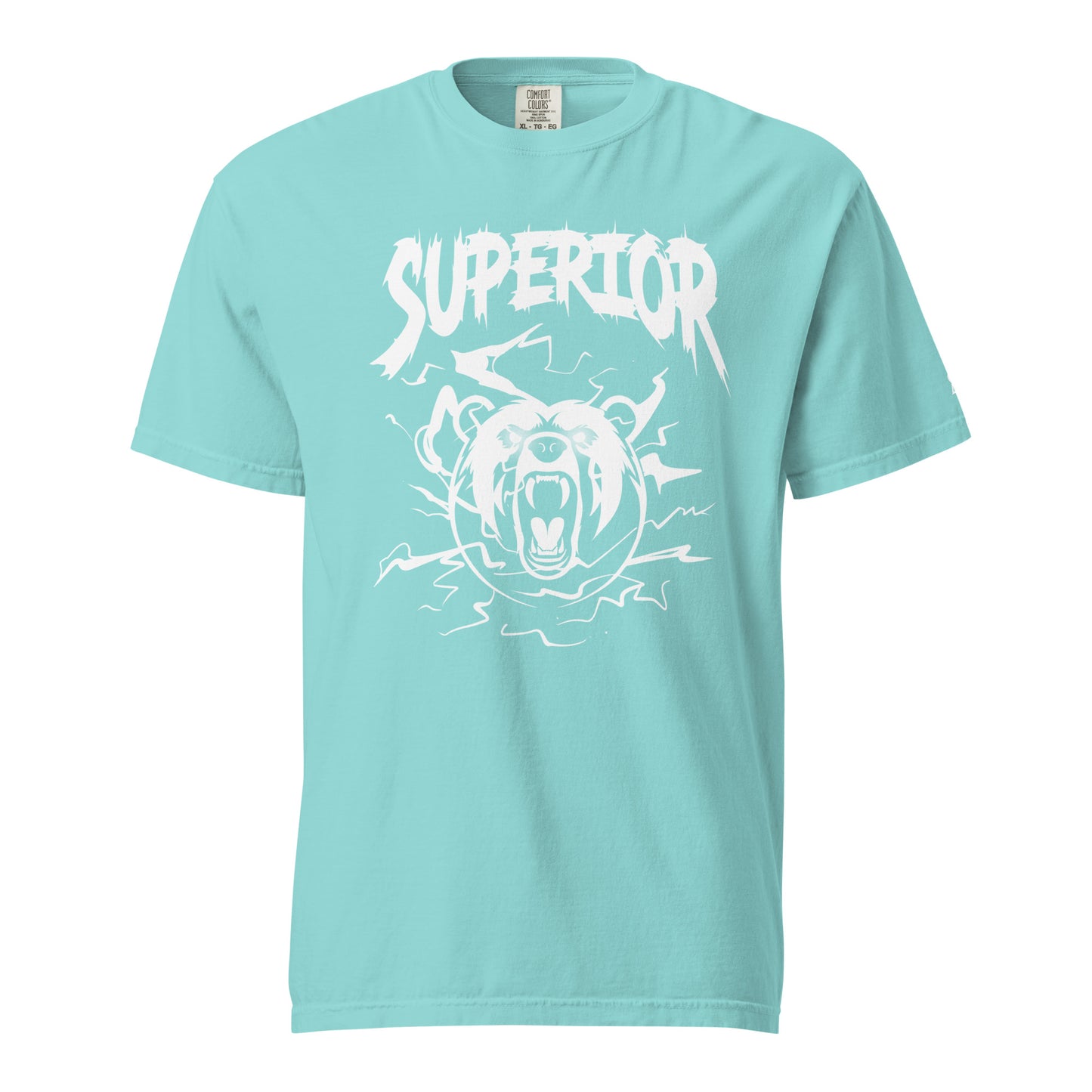 Short-Sleeved Cotton Lightning Bear T-Shirt