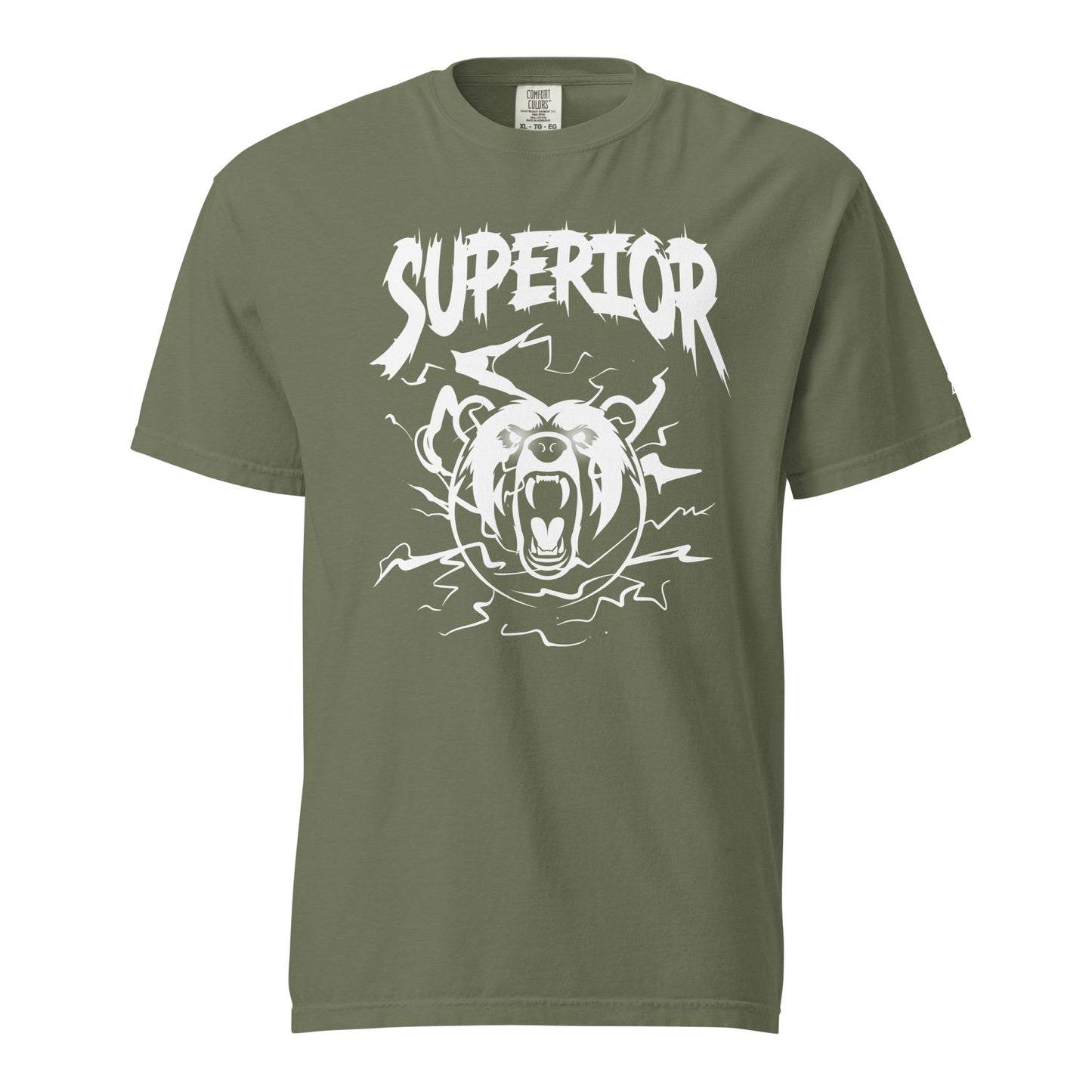 Short-Sleeved Cotton Lightning Bear T-Shirt