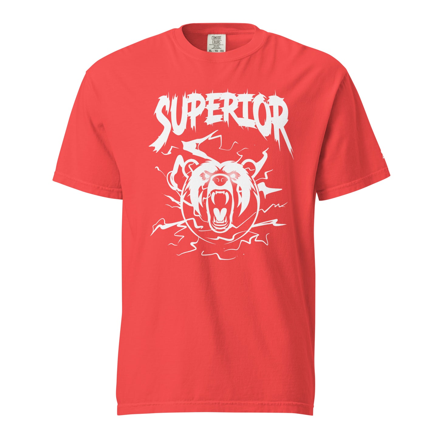 Short-Sleeved Cotton Lightning Bear T-Shirt