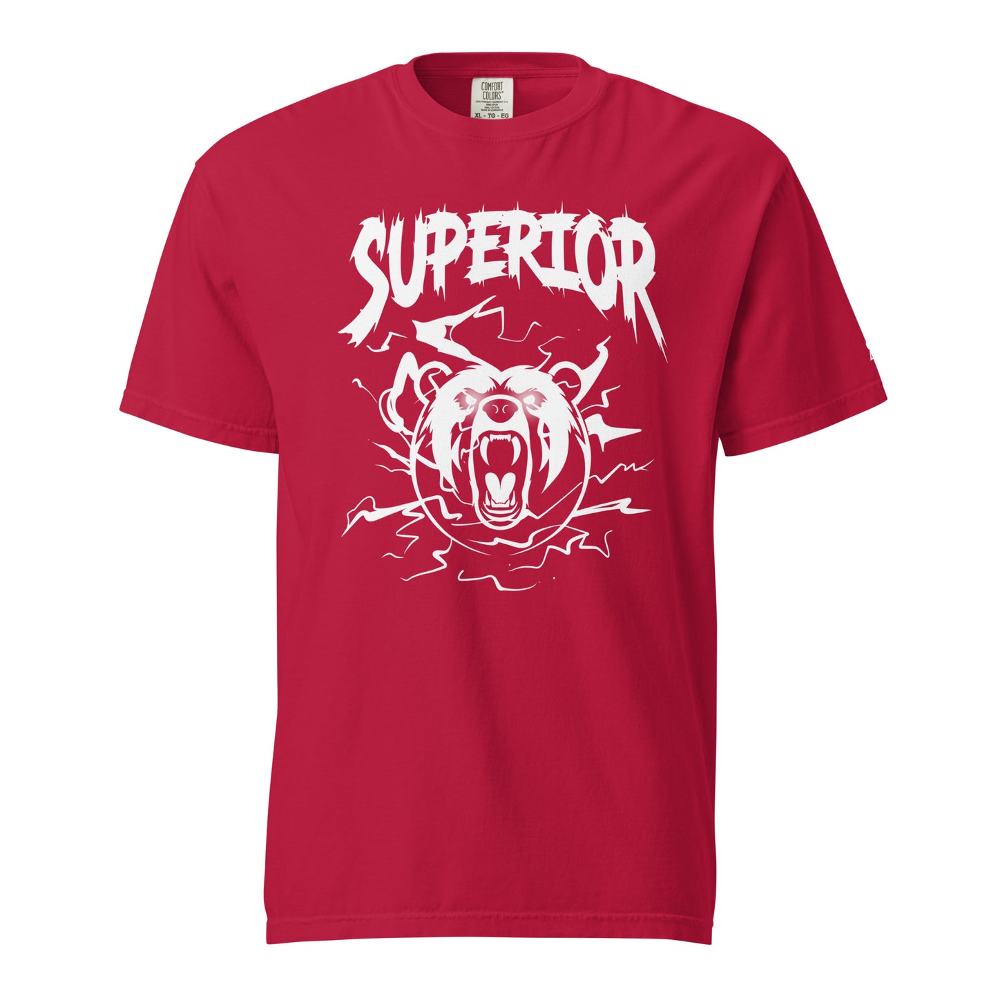 Short-Sleeved Cotton Lightning Bear T-Shirt