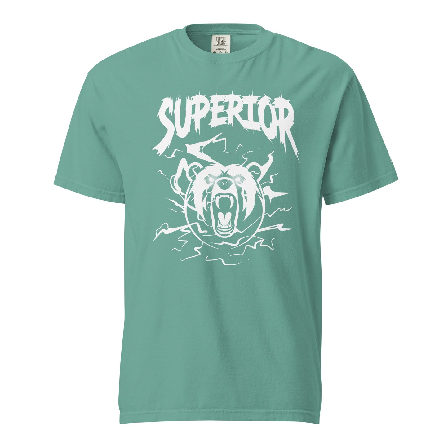 Short-Sleeved Cotton Lightning Bear T-Shirt
