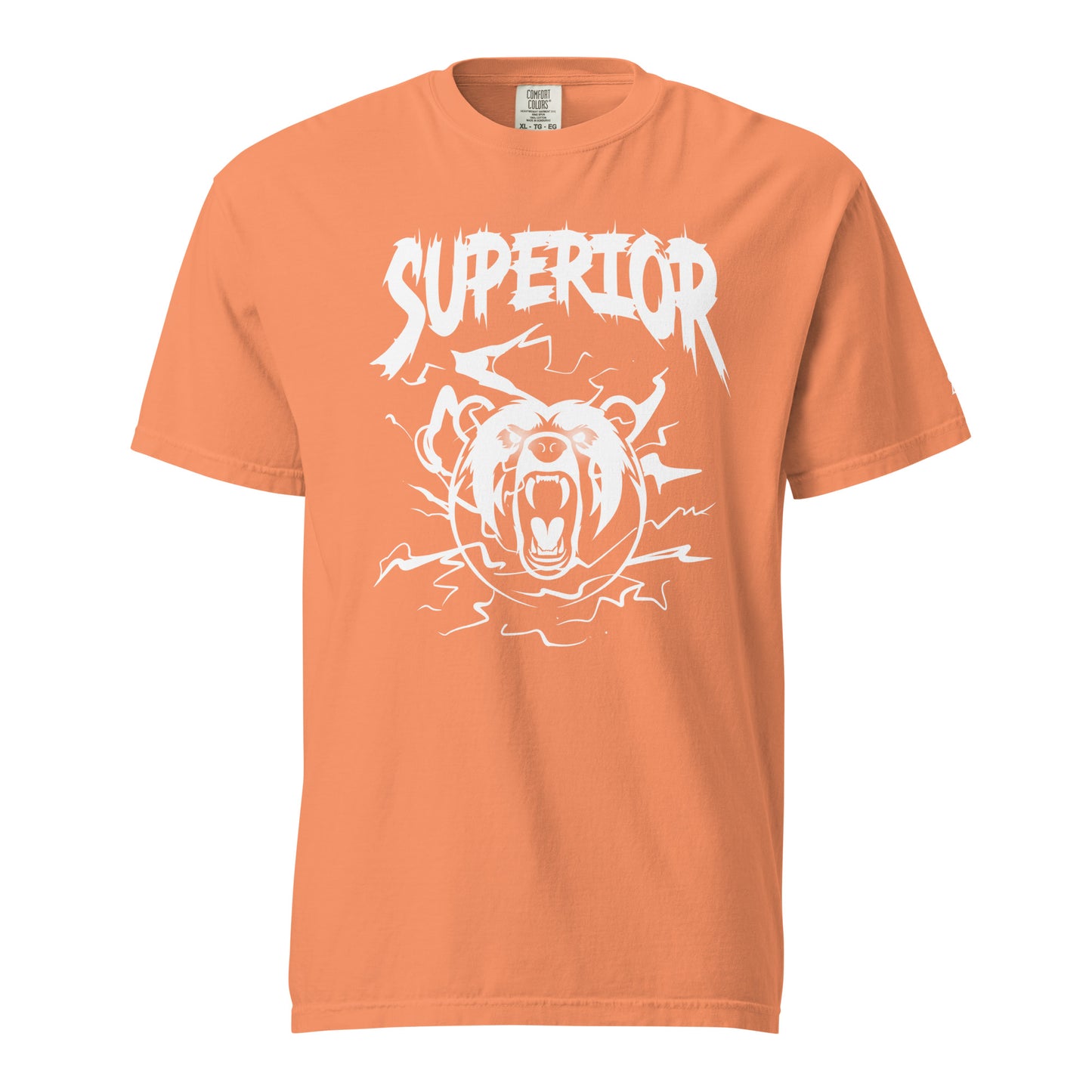 Short-Sleeved Cotton Lightning Bear T-Shirt