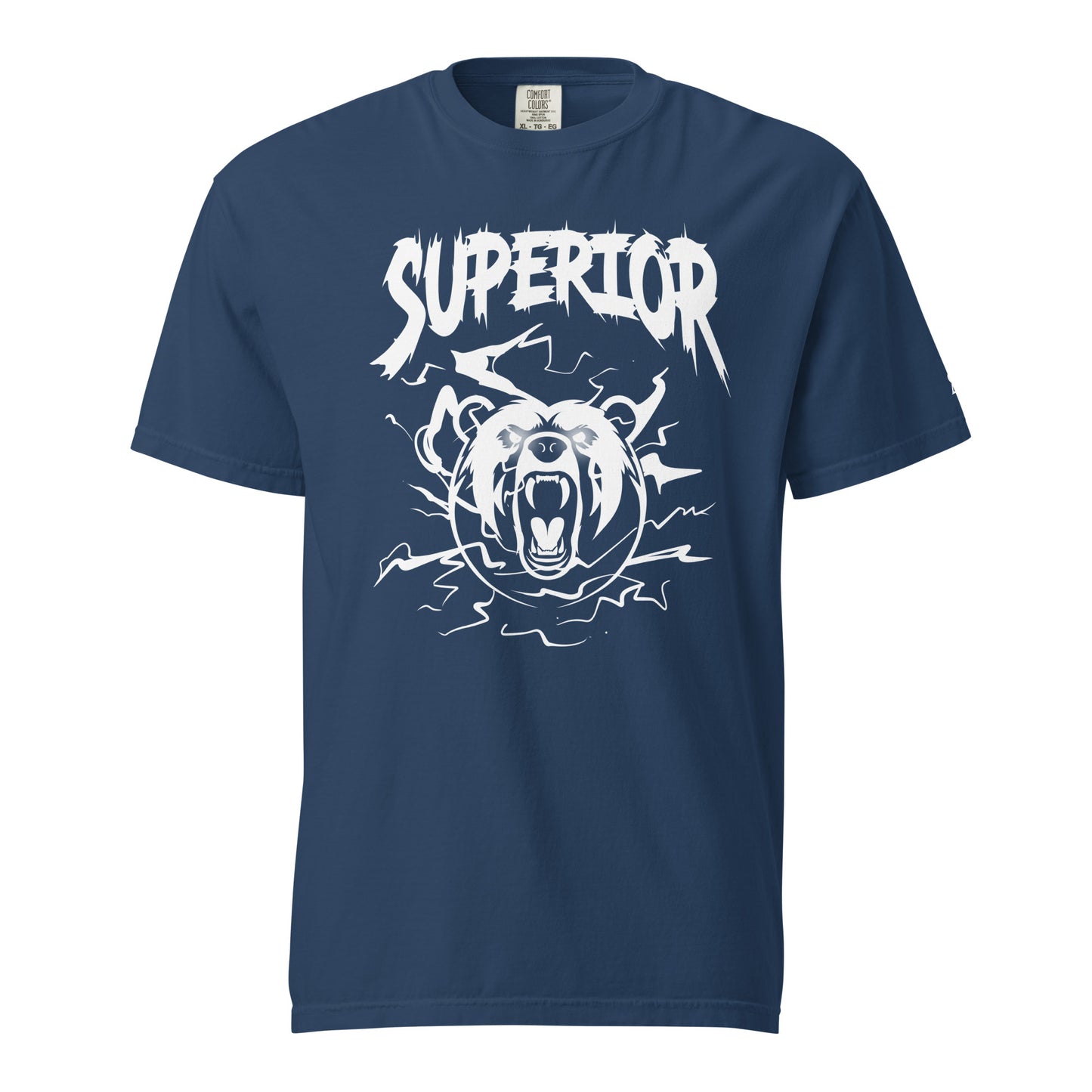 Short-Sleeved Cotton Lightning Bear T-Shirt
