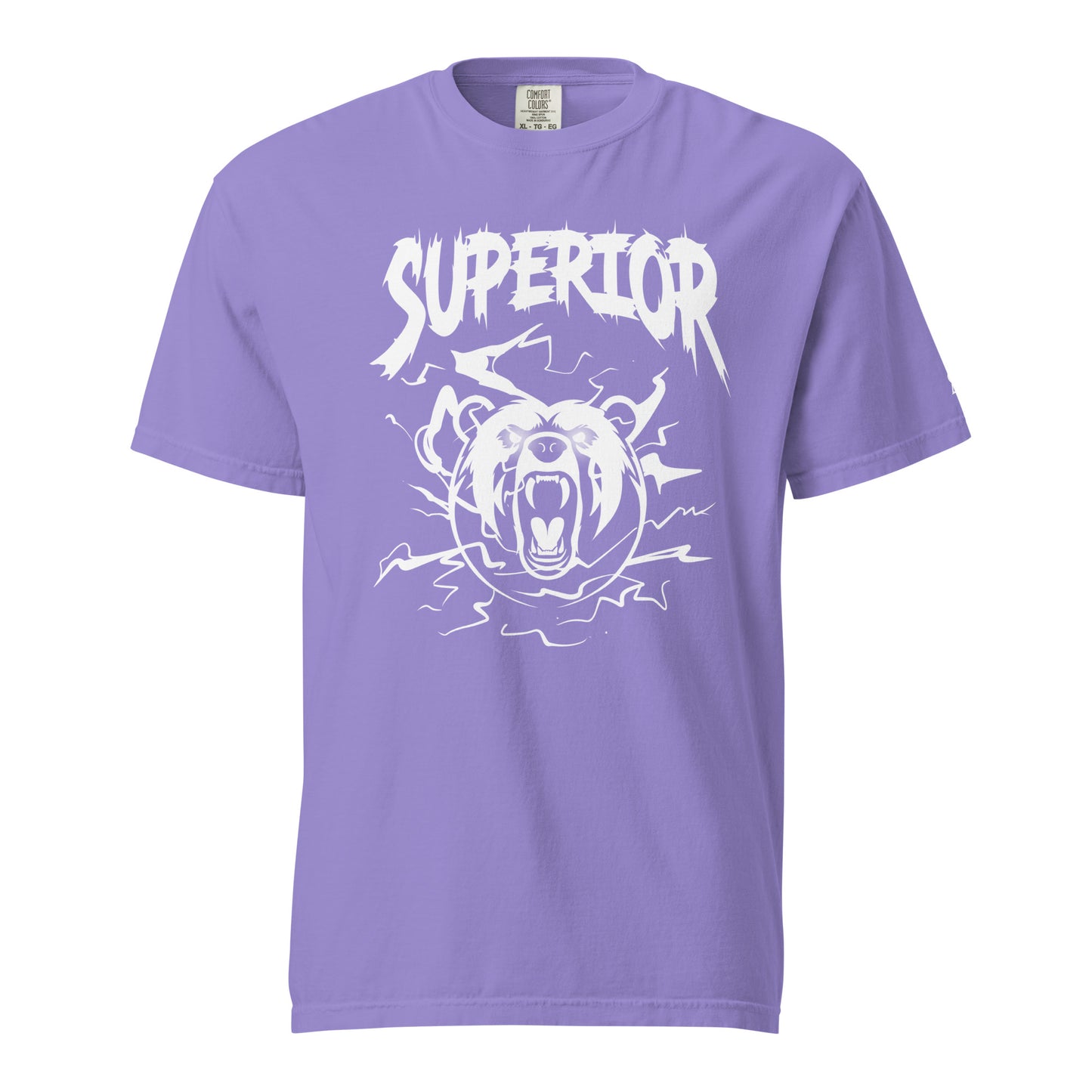 Short-Sleeved Cotton Lightning Bear T-Shirt