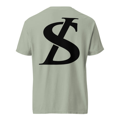 Short-Sleeved Cotton Black Logo T-Shirt