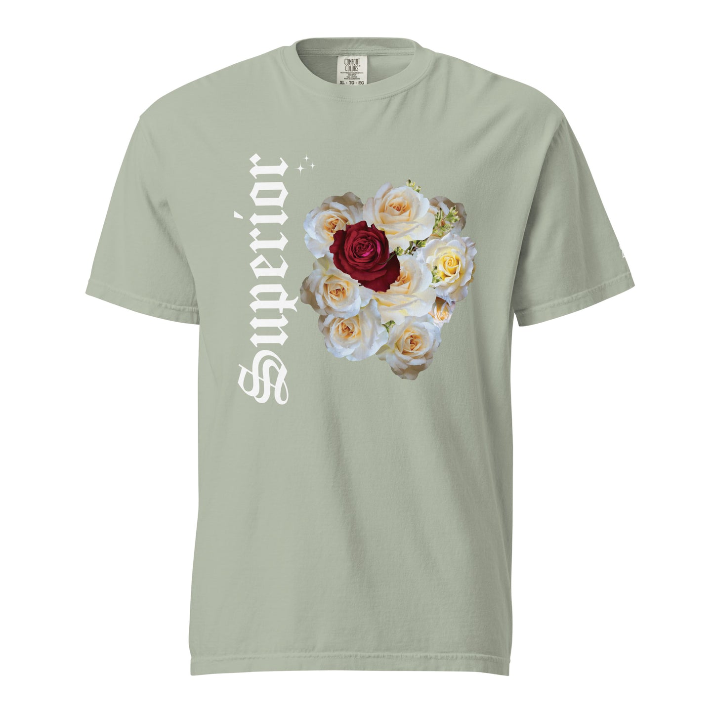 Short-Sleeved Cotton Superior Roses T-Shirt