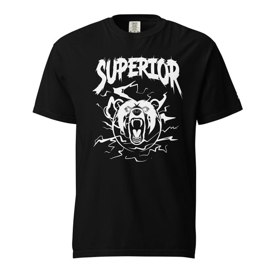 Short-Sleeved Cotton Lightning Bear T-Shirt