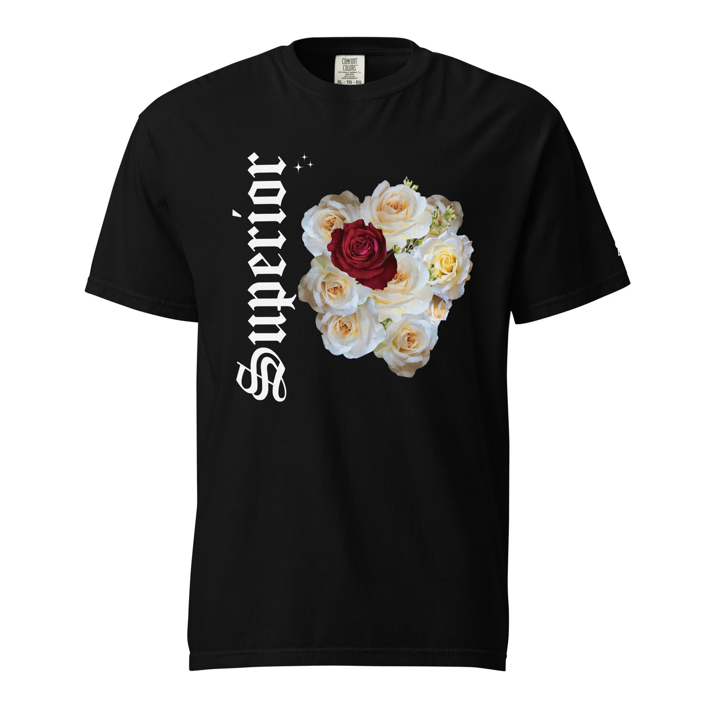 Short-Sleeved Cotton Superior Roses T-Shirt