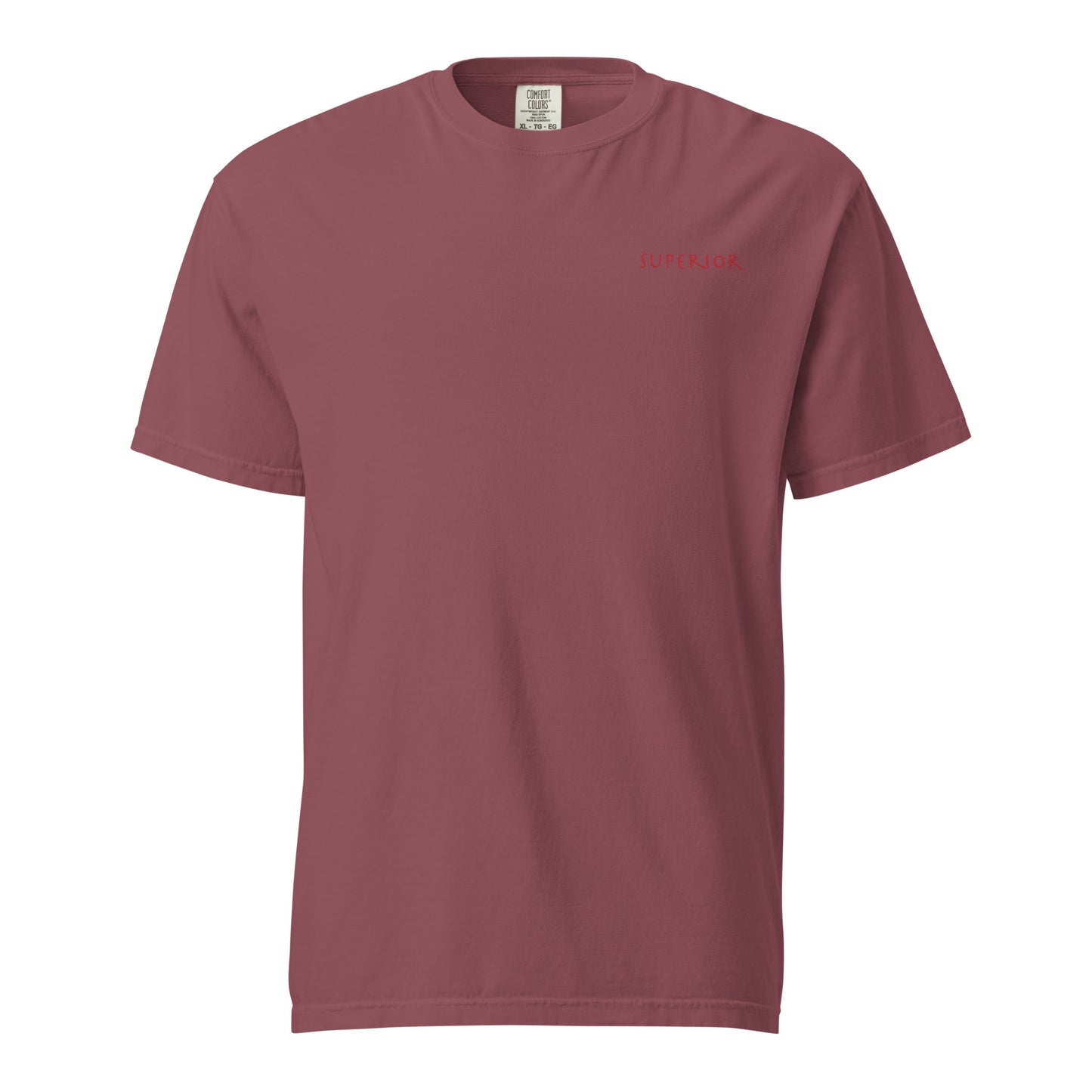 Short-Sleeved Cotton Red Logo T-Shirt