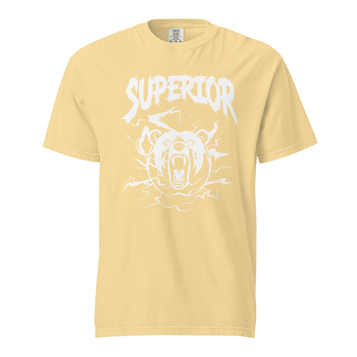 Short-Sleeved Cotton Lightning Bear T-Shirt