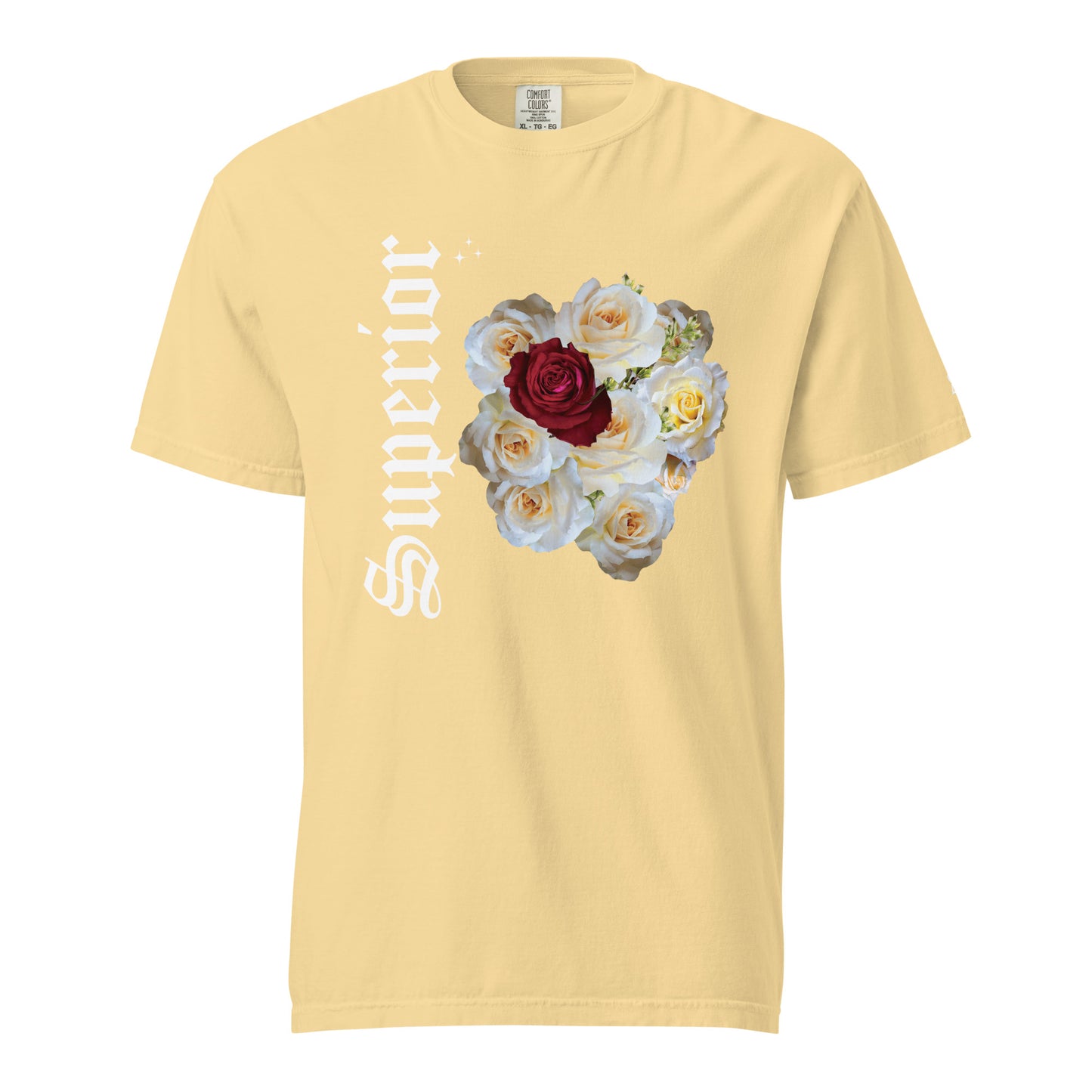 Short-Sleeved Cotton Superior Roses T-Shirt