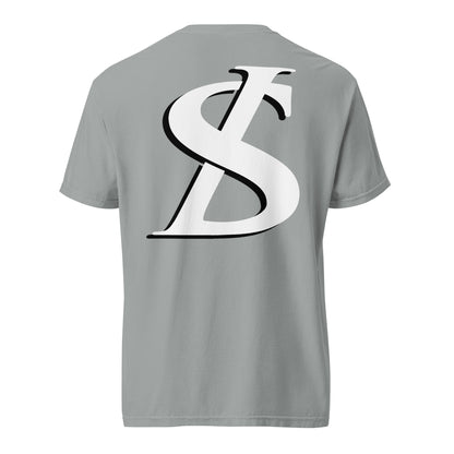 Short-Sleeved Cotton White Logo T-Shirt