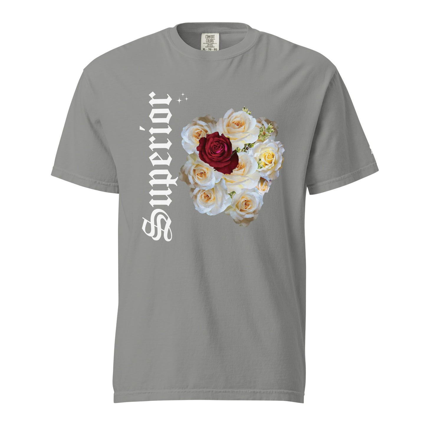 Short-Sleeved Cotton Superior Roses T-Shirt