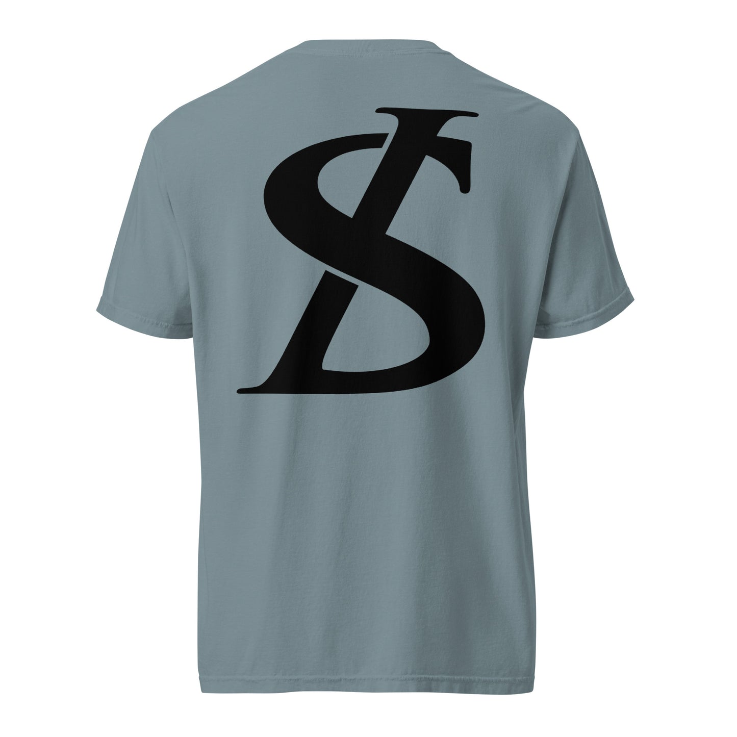 Short-Sleeved Cotton Black Logo T-Shirt