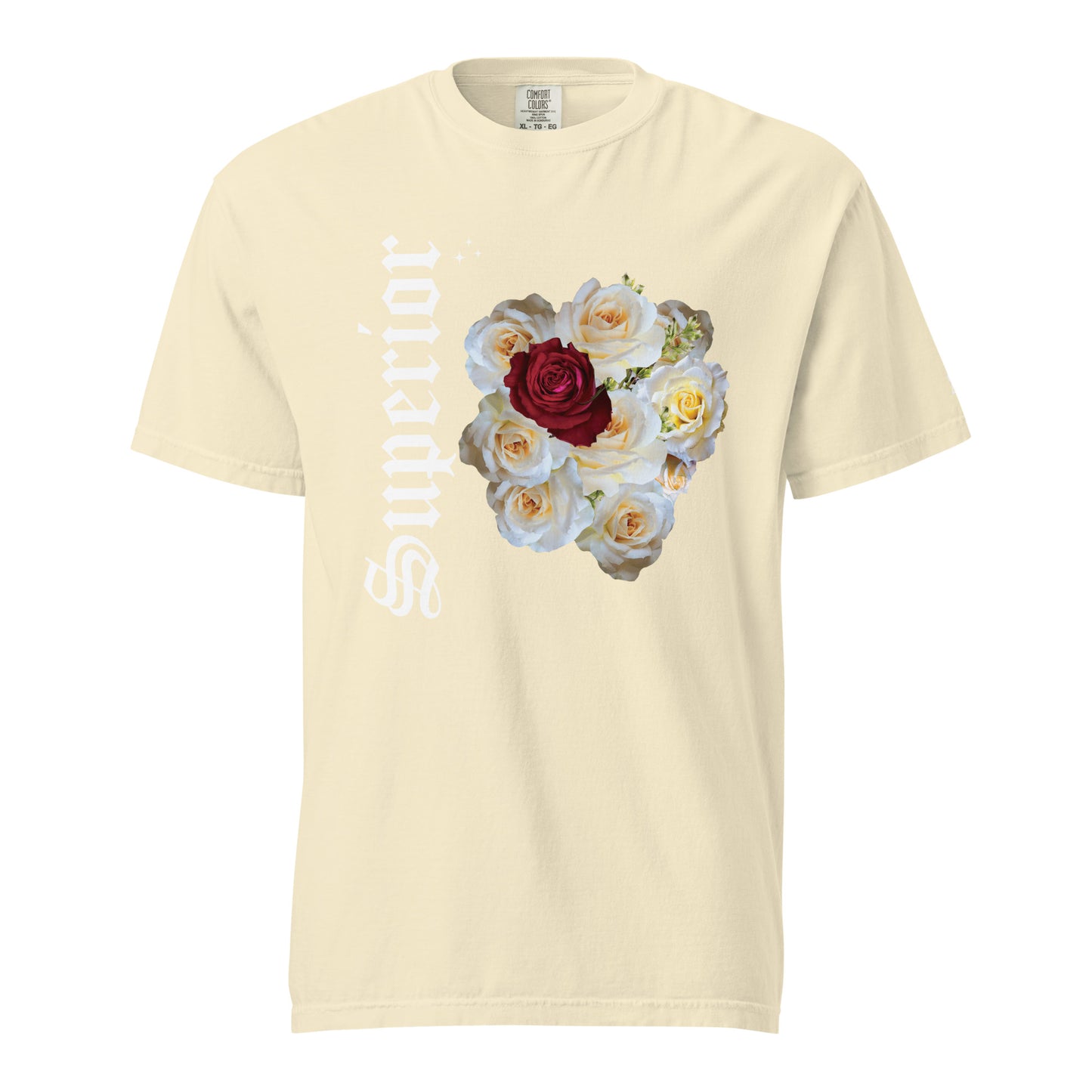 Short-Sleeved Cotton Superior Roses T-Shirt