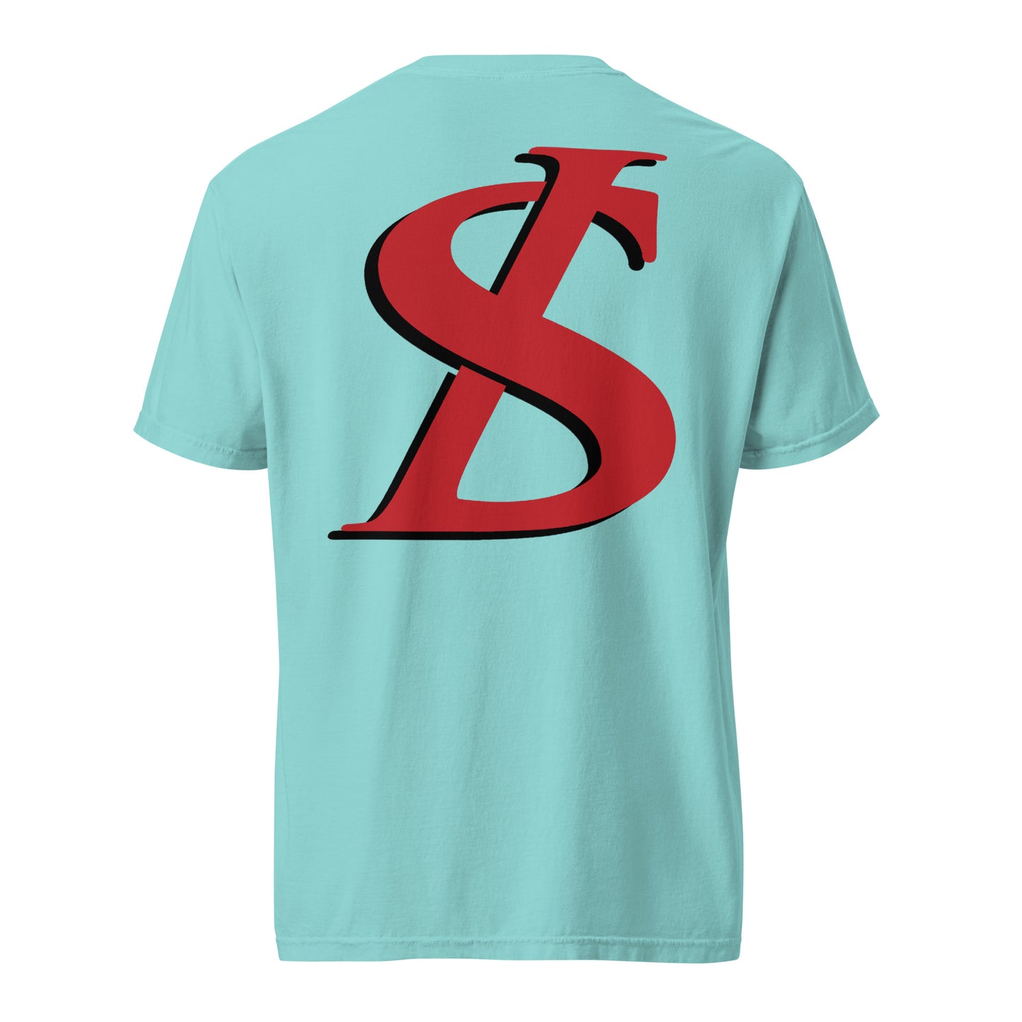 Short-Sleeved Cotton Red Logo T-Shirt