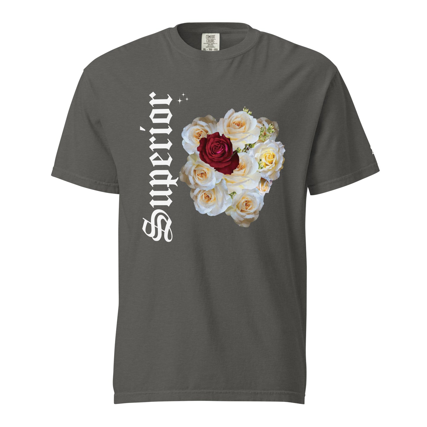 Short-Sleeved Cotton Superior Roses T-Shirt