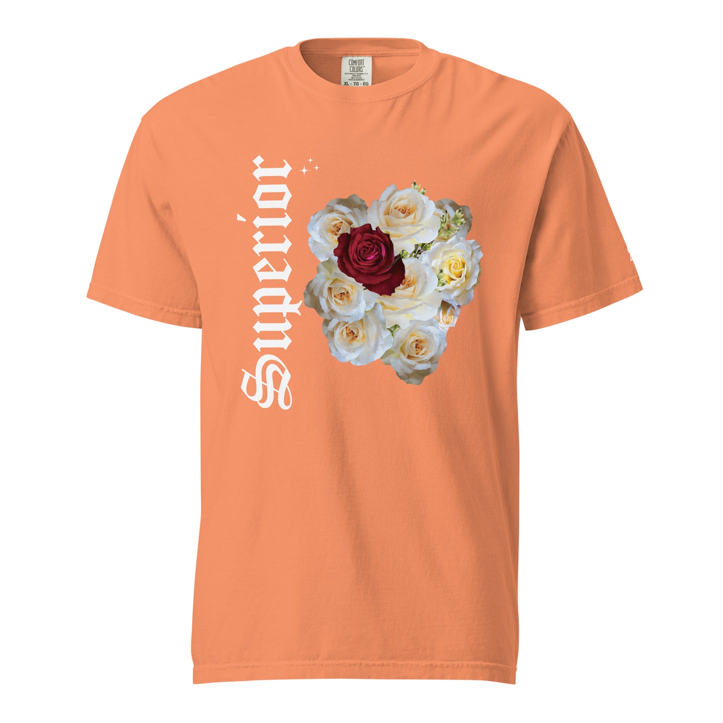 Short-Sleeved Cotton Superior Roses T-Shirt