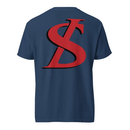 Short-Sleeved Cotton Red Logo T-Shirt