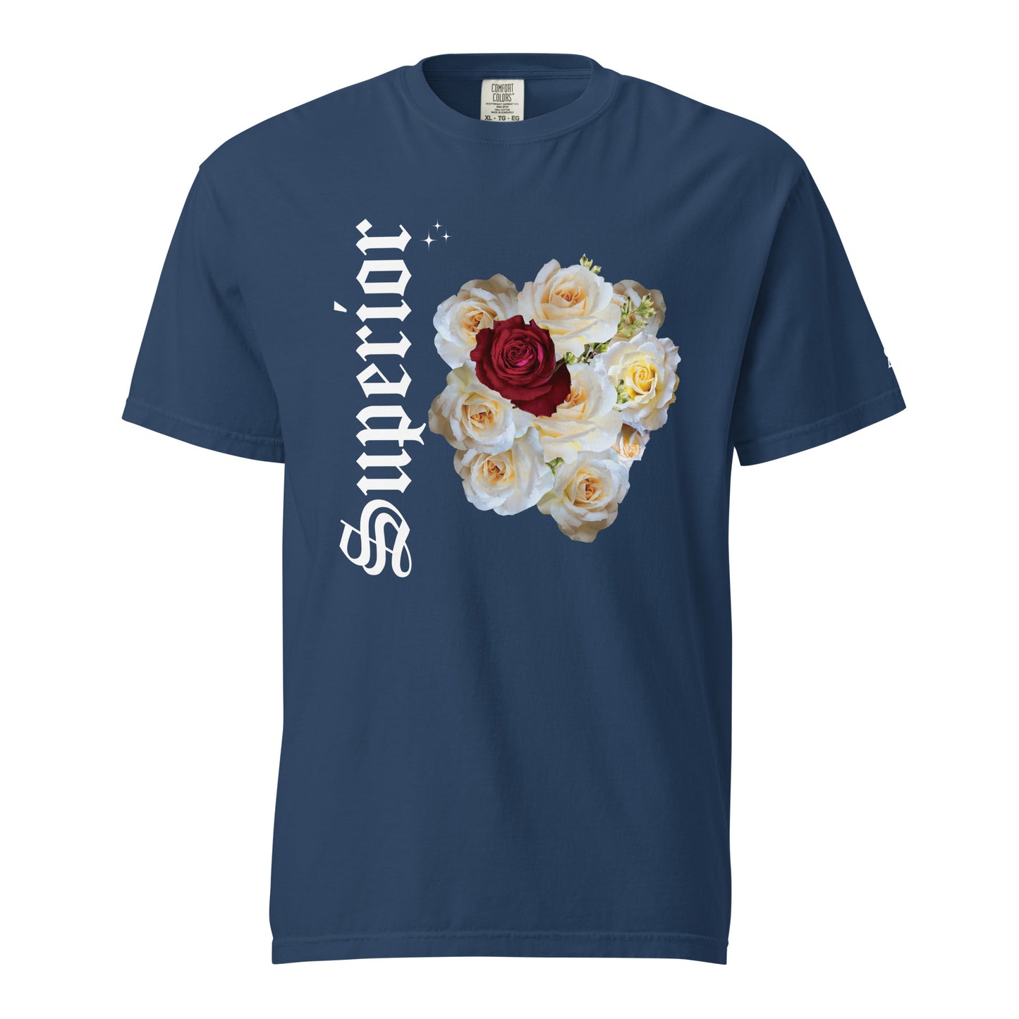 Short-Sleeved Cotton Superior Roses T-Shirt