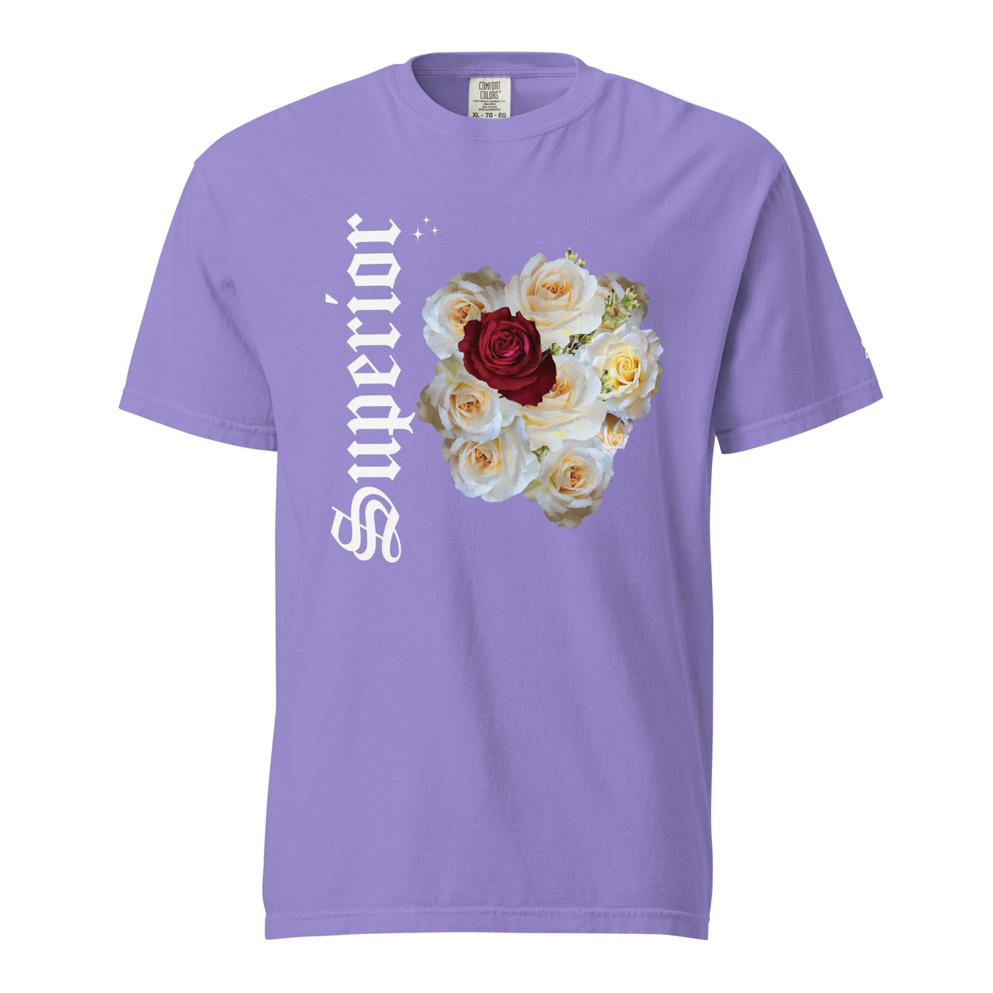 Short-Sleeved Cotton Superior Roses T-Shirt