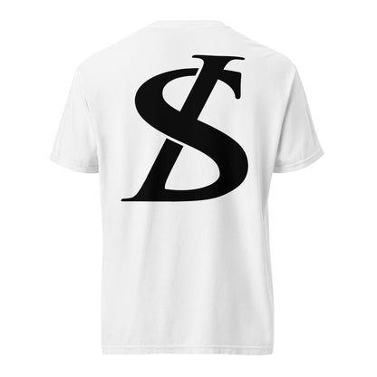 Short-Sleeved Cotton Black Logo T-Shirt