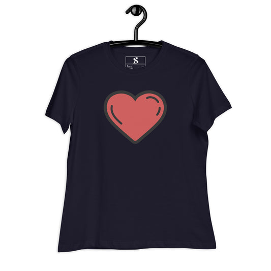 Women's Relaxed Heart T-Shirt